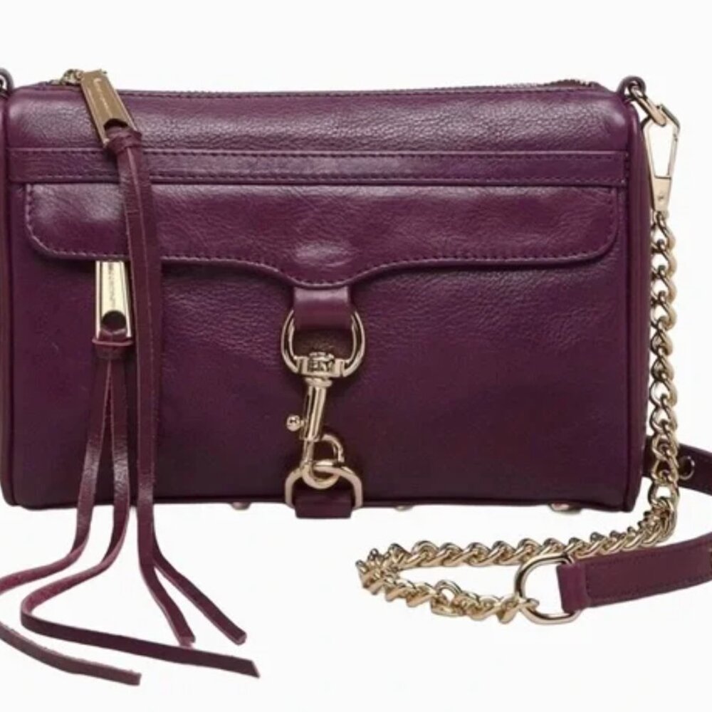 Rebecca Minkoff - Mini MAC Wine Crossbody Bag
